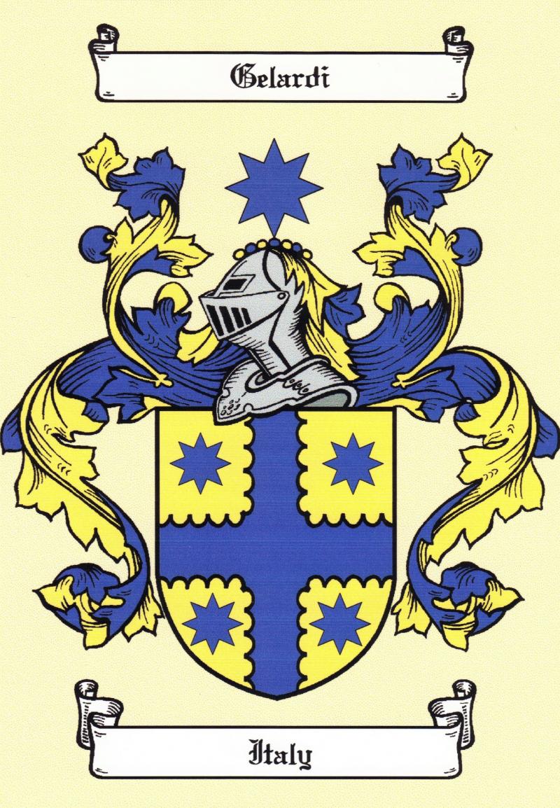 Gilardi Family Crest